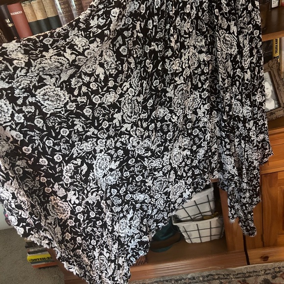 Free People Lavina Floral Ombre Midi Dress XS - Picture 5 of 6